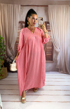 Charger l'image dans la galerie, Robe loose motif Vichy MIEL (36 au 42 ) New