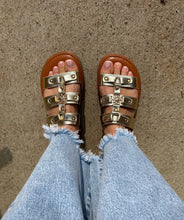 Charger l'image dans la galerie, Sandale gold soleil JESSICA (36 au 41)