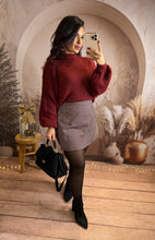 Charger l&#39;image dans la galerie, Jupe short bordeaux SANTA (34 au 48)⭐️