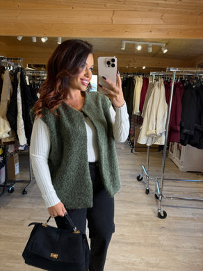 Gilet sans manches kaki YOU (34 au 46)