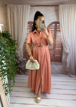 Charger l'image dans la galerie, Robe chemise saumon GRANNY (38 au 42 )