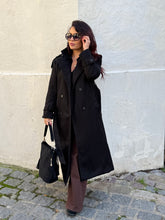 Charger l&#39;image dans la galerie, Manteau long noir COLETTE (34 au 44)