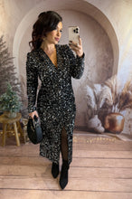 Charger l&#39;image dans la galerie, Robe longue à sequin argentée STAR (36 au 40)