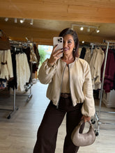 Charger l&#39;image dans la galerie, Bombers suédine beige LELE (36 au 44)