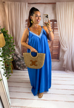 Charger l'image dans la galerie, Robe loose bleu roi LOUANA (40 au 48) New