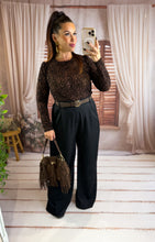 Charger l'image dans la galerie, Pantalon de costume fluide noir BILL