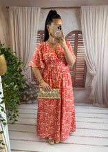 Charger l'image dans la galerie, Robe motif corail NOE (40 au 48)( reste une taille 48 )