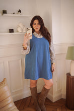 Charger l'image dans la galerie, Robe en jeans à bretelles ABI (42 au 48)