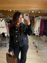 Charger l&#39;image dans la galerie, Veste noir Ariana ( 36 au 46)