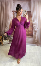 Charger l'image dans la galerie, Robe longue violet KURTY (36 au 40)