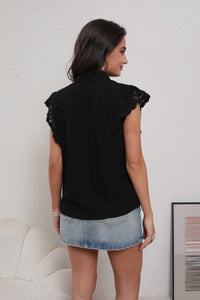 Chemisier nora noir ( 34 au 42 )