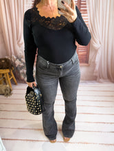 Charger l'image dans la galerie, Jeans flare gris AYA (34 au 42)