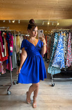 Charger l&#39;image dans la galerie, Robe courte bleu calina ☀️( s/m/l)