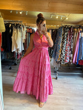 Charger l&#39;image dans la galerie, Robe rayé rose bijoux CALYPSO