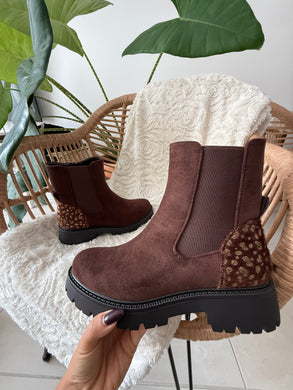 Bottine chocolat ARIELLE