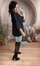 Charger l'image dans la galerie, Jupe en sequin argent JOY (36 au 48)