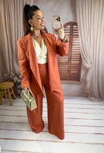 Charger l'image dans la galerie, Blazer oversize terracota SORAYA (38 au 46)