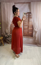 Charger l'image dans la galerie, Robe terracota LISANDRA (34 au 48 )