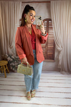 Charger l'image dans la galerie, Veste blazer terracota TILIA (34 au 52)