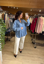 Charger l'image dans la galerie, Chemise loose en jeans denim OPALE (36 au 48)