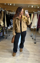 Charger l&#39;image dans la galerie, Veste camel ARIANA (36 au 44)