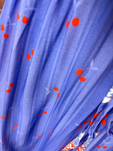 Charger l'image dans la galerie, Robe longue bleu motif de couleur GARANCE (36 au 42) New