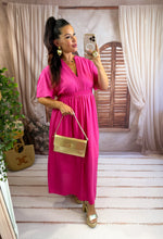 Charger l'image dans la galerie, Robe fuchsia team petite TALI (40 au 48)