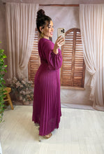 Charger l'image dans la galerie, Robe longue violet KURTY (36 au 40)