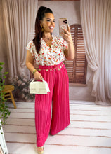 Charger l'image dans la galerie, Pantalon Plissé fuchsia LONDRES (38 au 48)
