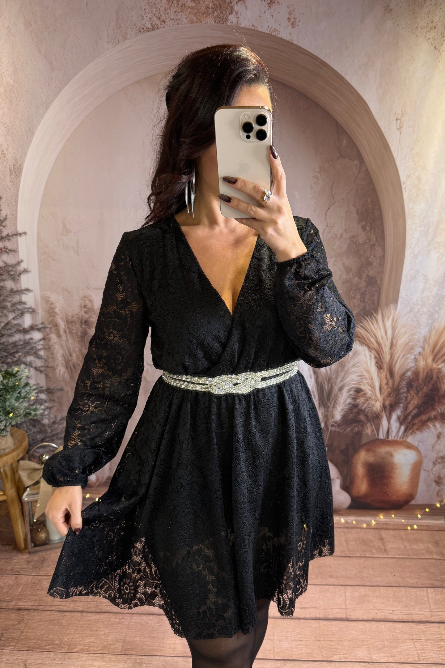 Ceinture strass argent