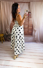 Charger l'image dans la galerie, Robe bretelles pois blanc NILA (36 au 46) New