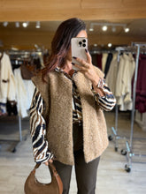 Charger l&#39;image dans la galerie, Gilet sans manches camel YOU (34 au 44)