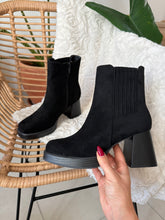 Charger l&#39;image dans la galerie, Bottine noir à talon DJO ( 36 au 41 )