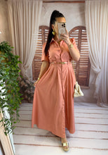 Charger l'image dans la galerie, Robe chemise saumon GRANNY (38 au 42 )
