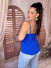 Charger l'image dans la galerie, Débardeur dentelle bleu roi SONNY (34 au 46)