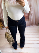 Charger l'image dans la galerie, Jeans flare bleu denim DIAMOND (36 au 46)