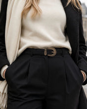 Charger l'image dans la galerie, Ceinture fine élastique noir CLÉO