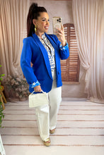 Charger l'image dans la galerie, Blazer bleu roi TILIA (36 au 50)