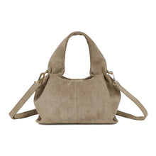 Charger l&#39;image dans la galerie, Sac effet daim taupe JACKIE
