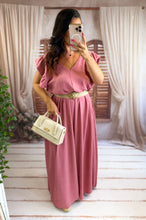Charger l'image dans la galerie, Combinaison coupe large vieux rose RACHEL (46 au 54)