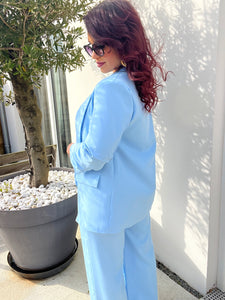 Pantalon bleu clair ANDREA ( 36 au 48 )