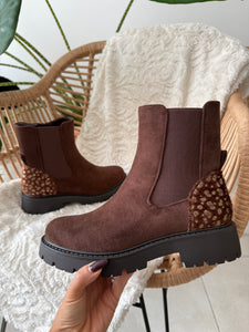 Bottine chocolat ARIELLE