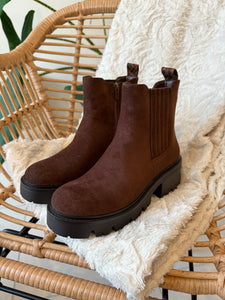 Bottine chocolat LÉOPOLD ( reste 1 taille 38 )