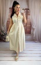 Charger l'image dans la galerie, Robe chemise longue beige LOLITA (36 au 40)