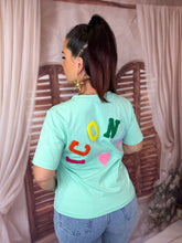 Charger l'image dans la galerie, Tee shirt iconic vert d'eau SAMANTHA (34 au 46)