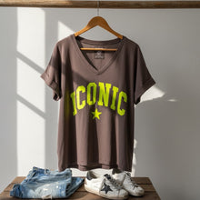 Charger l'image dans la galerie, TEE shirt chocolat iconic jaune LILO ( 36 au 44)