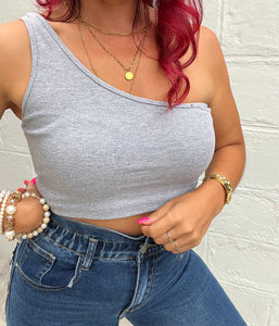 Top Livia gris