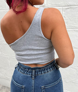 Top Livia gris