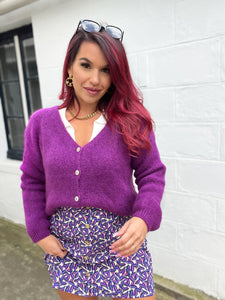 Jupe violette Mina