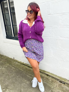 Jupe violette Mina